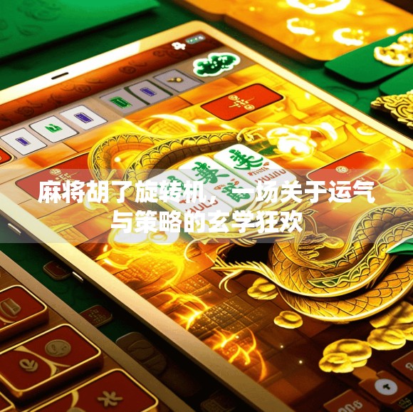 麻将胡了旋转机，一场关于运气与策略的玄学狂欢