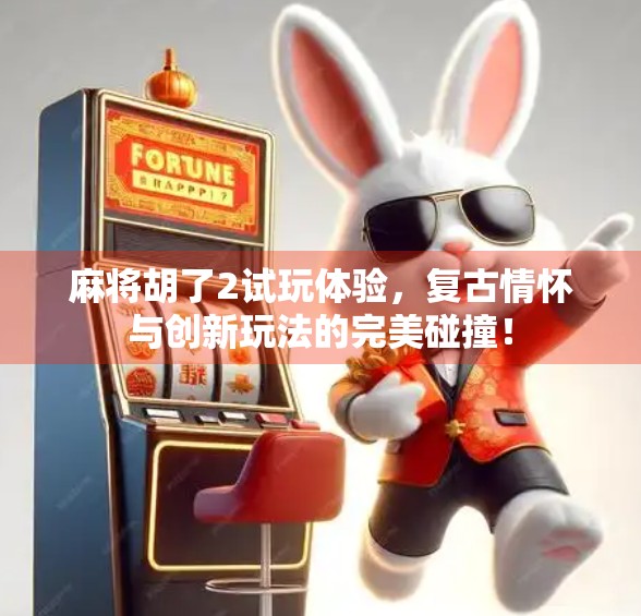 麻将胡了2试玩体验，复古情怀与创新玩法的完美碰撞！