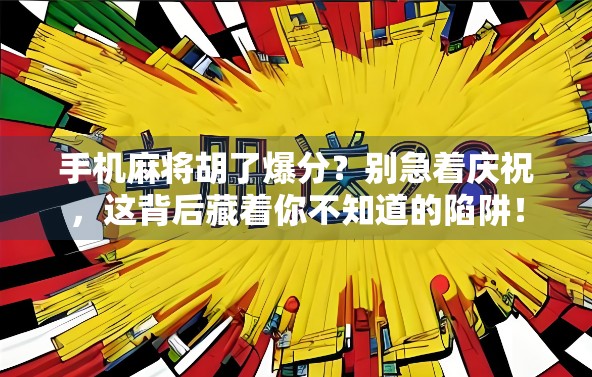 手机麻将胡了爆分？别急着庆祝，这背后藏着你不知道的陷阱！