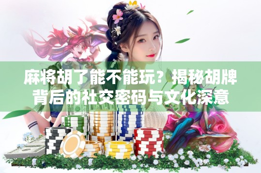 麻将胡了能不能玩？揭秘胡牌背后的社交密码与文化深意