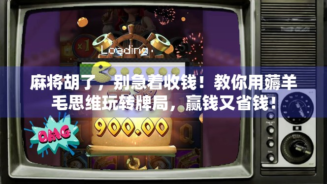 麻将胡了，别急着收钱！教你用薅羊毛思维玩转牌局，赢钱又省钱！