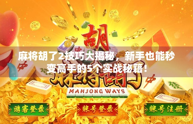 麻将胡了2技巧大揭秘，新手也能秒变高手的5个实战秘籍！