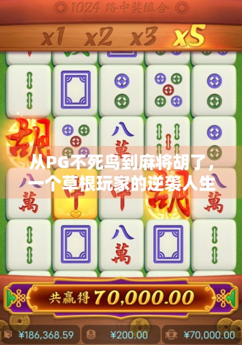 从PG不死鸟到麻将胡了，一个草根玩家的逆袭人生