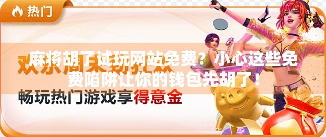 麻将胡了试玩网站免费?小心这些免费陷阱让你的钱包先胡了! 麻将胡了试玩网站免费?小心这些免费陷阱让你的钱包先胡了!