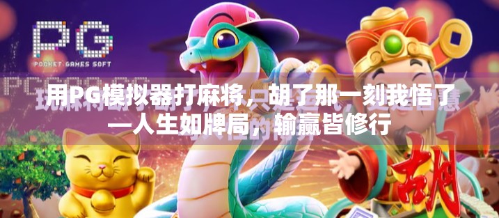 用PG模拟器打麻将，胡了那一刻我悟了—人生如牌局，输赢皆修行