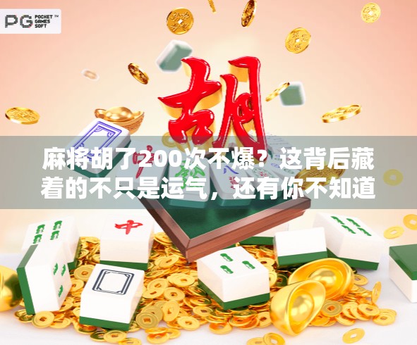 麻将胡了200次不爆？这背后藏着的不只是运气，还有你不知道的心理战和概率陷阱