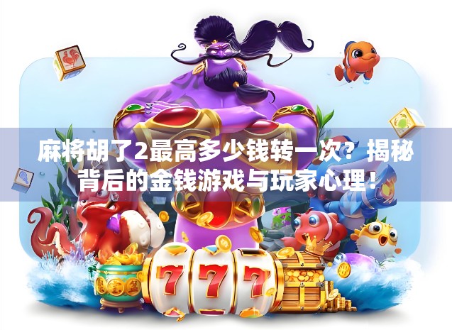 麻将胡了2最高多少钱转一次？揭秘背后的金钱游戏与玩家心理！